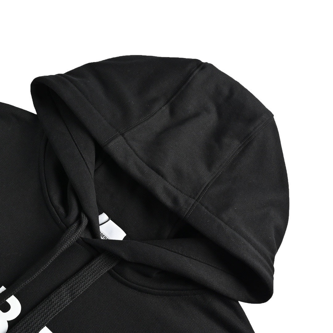 Burberry classic letter print hooded sweatshirt