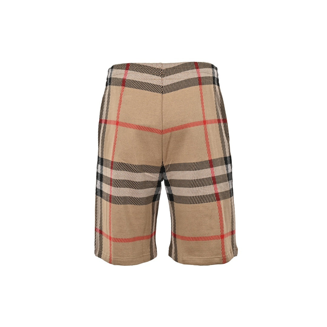 Burberry 24ss plaid knitted shorts