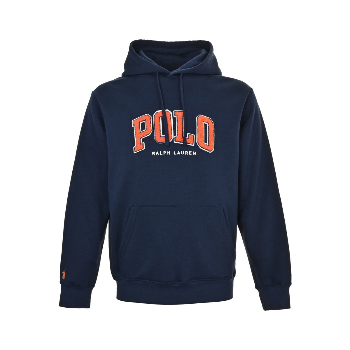 Ralph Lauren 25Fw chest towel embroidered logo velvet hooded sweatshirt
