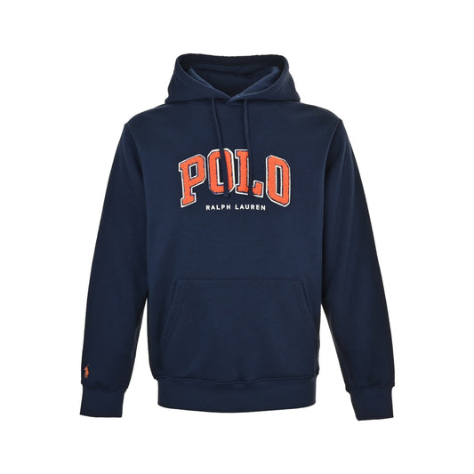 Ralph Lauren 25Fw chest towel embroidered logo velvet hooded sweatshirt