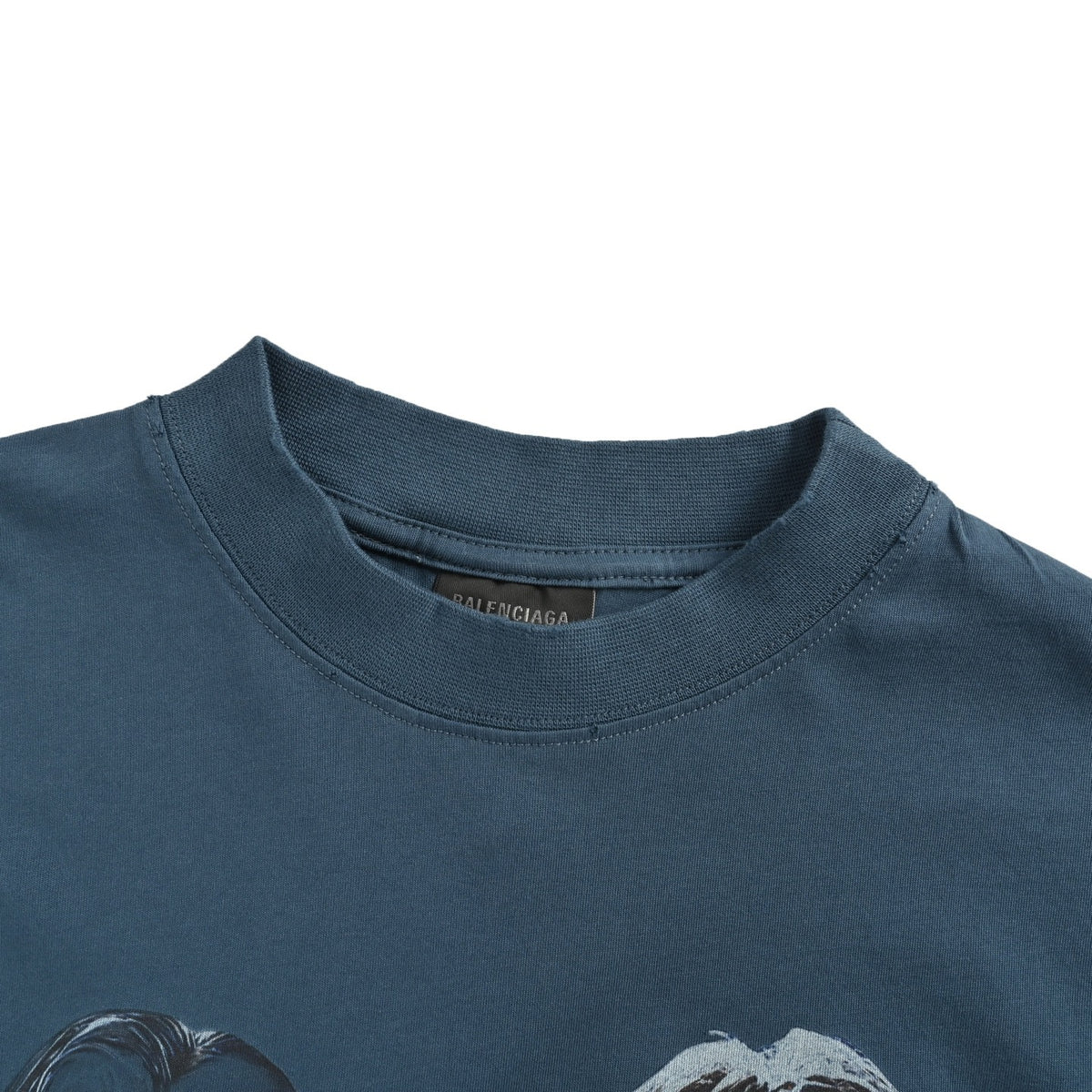 Balenciaga/Balanciaga 25ss PPKRIT joint portrait print short-sleeve