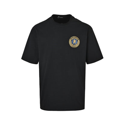 Balenciaga 26ss chest badge embroidered short sleeves