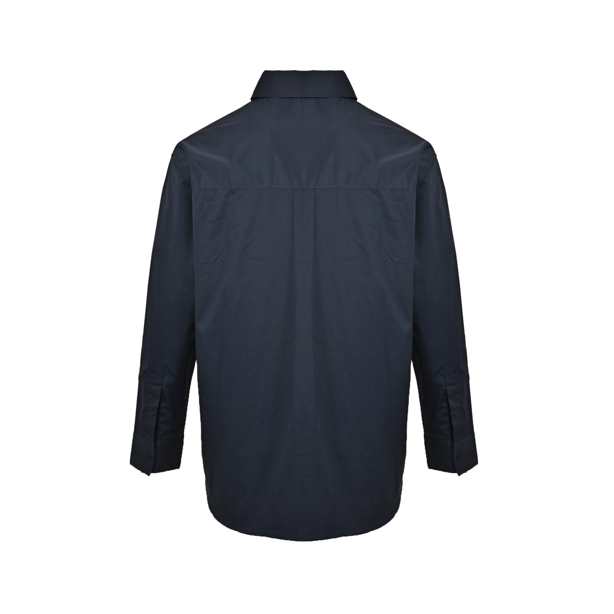 Loewe/Luoyiwei Anagram two-color embroidered patch pocket long-sleeved shirt