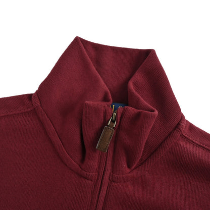 Ralph Lauren color logo embroidered half-zip sweatshirt
