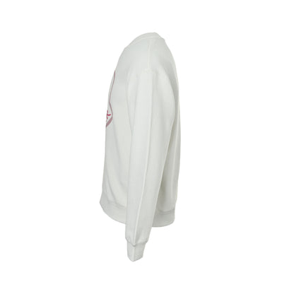 Moncler/Mask Foam Large Logo Printed Round Neck Sweatshirt