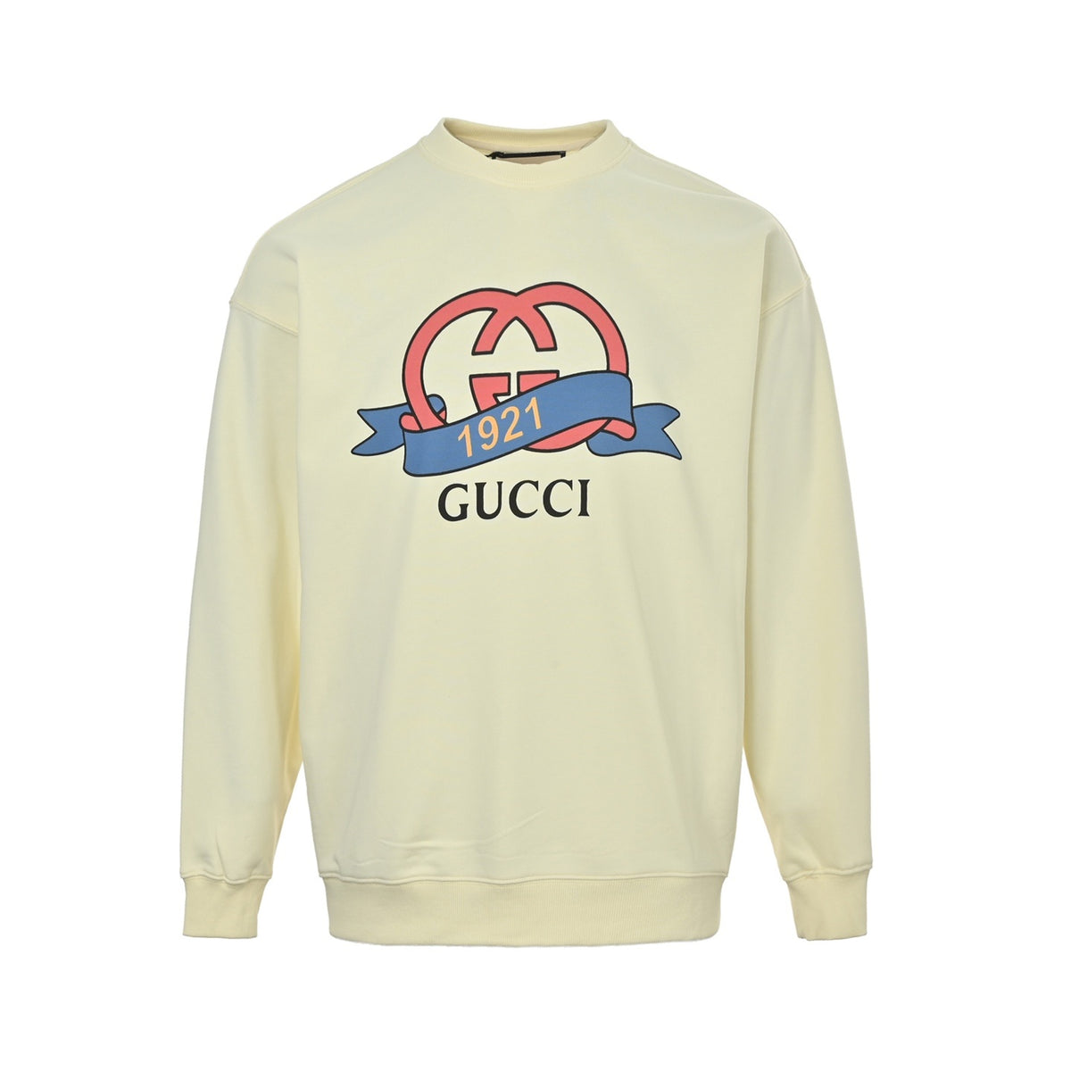 Gucci 1921 Double G printed round neck sweatshirt