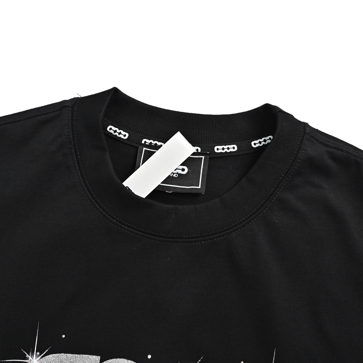 GOODBRAND 26ss Nebula printed silver hot diamond logo short sleeves