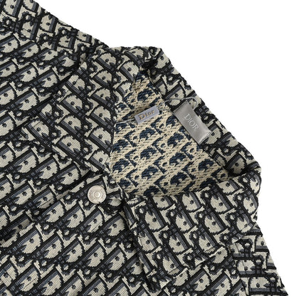 Dior classic old flower jacquard shirt jacket