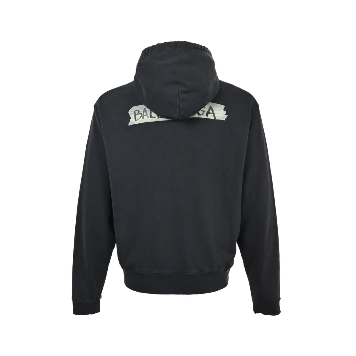 Balenciaga/Balanciaga glue printed zipper silhouette hooded jacket