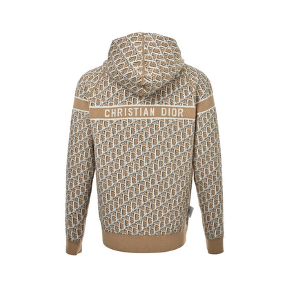 Dior presbyopia jacquard knitted cashmere reversible jacket