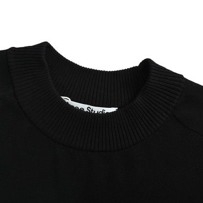Acne Studios logo-embroidered knitted short-sleeve