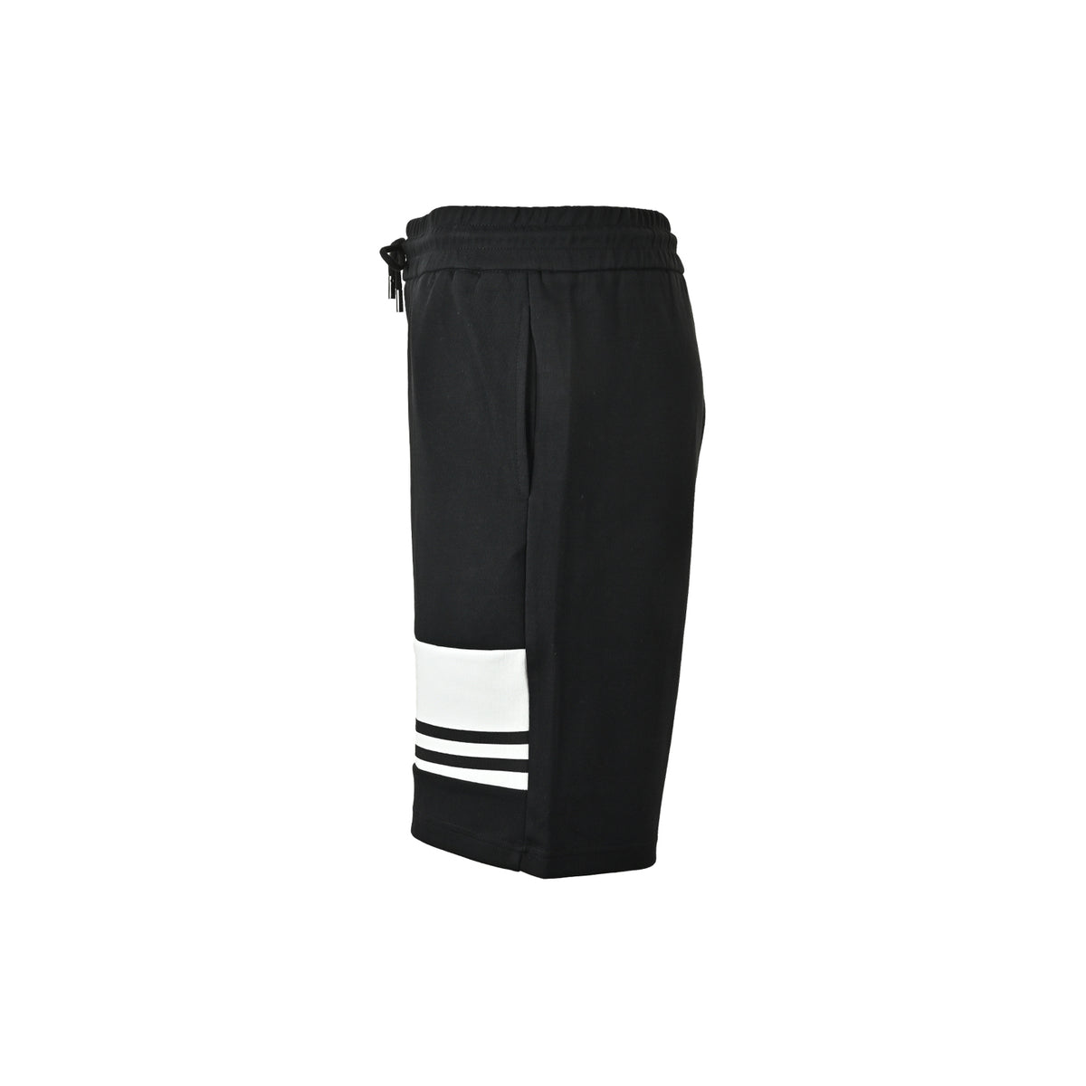 Prada hem striped patchwork triangle shorts