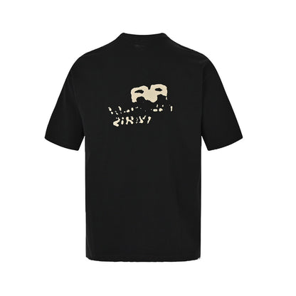 Balenciaga/Balanciaga 23ss double B letter graffiti printed short sleeves