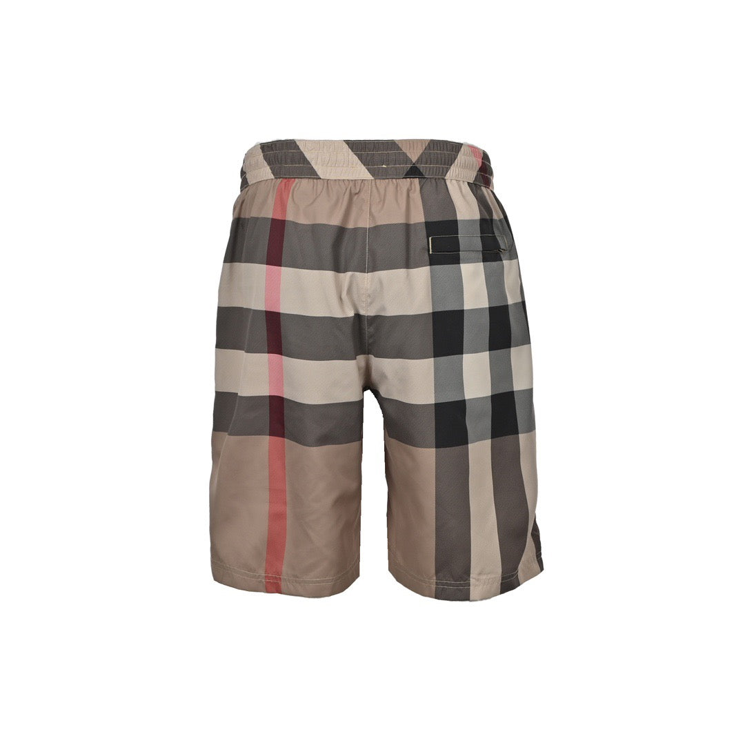 Burberry 22ss large plaid beach shorts