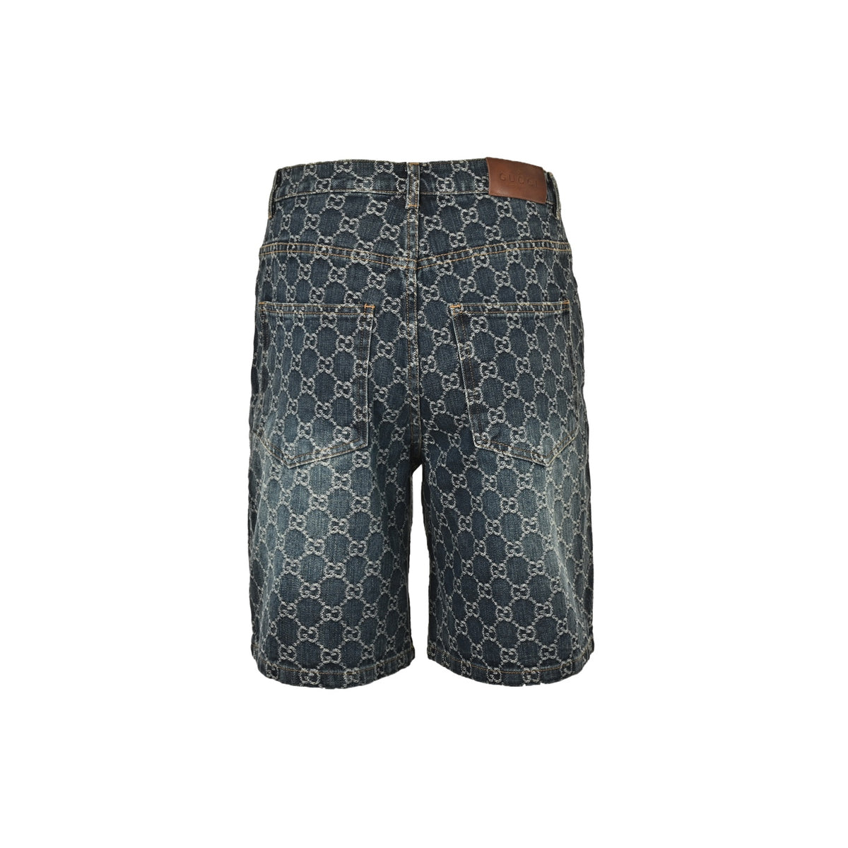 Gucci 26ss full GG jacquard suit denim shorts