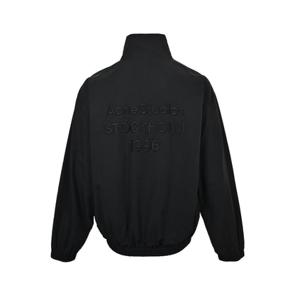 Acne Studios back 1996 dark pattern embroidered jacket jacket