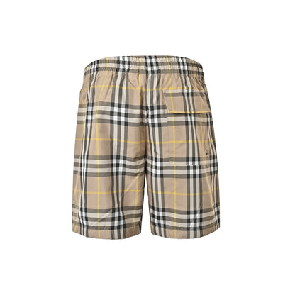Burberry 22ss plaid beach shorts