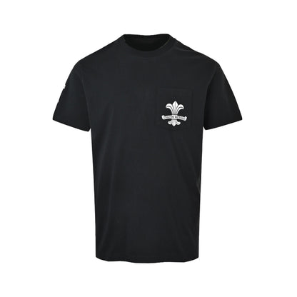 CHROME HEARTS/Chrome Heart Mottled Sanskrit Iris Print Short Sleeves