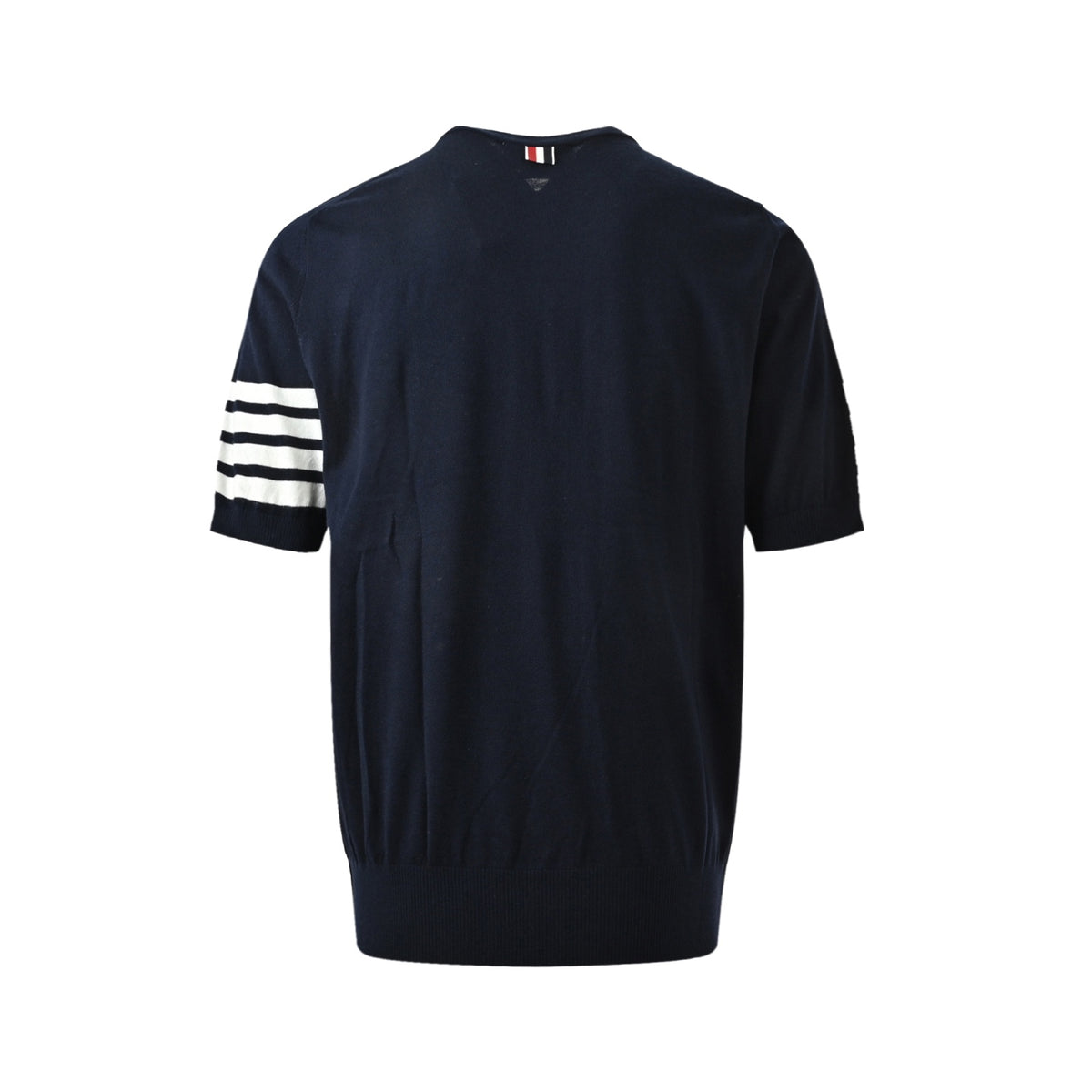Thom Browne/Thom Brown fine wool four-bar short sleeves