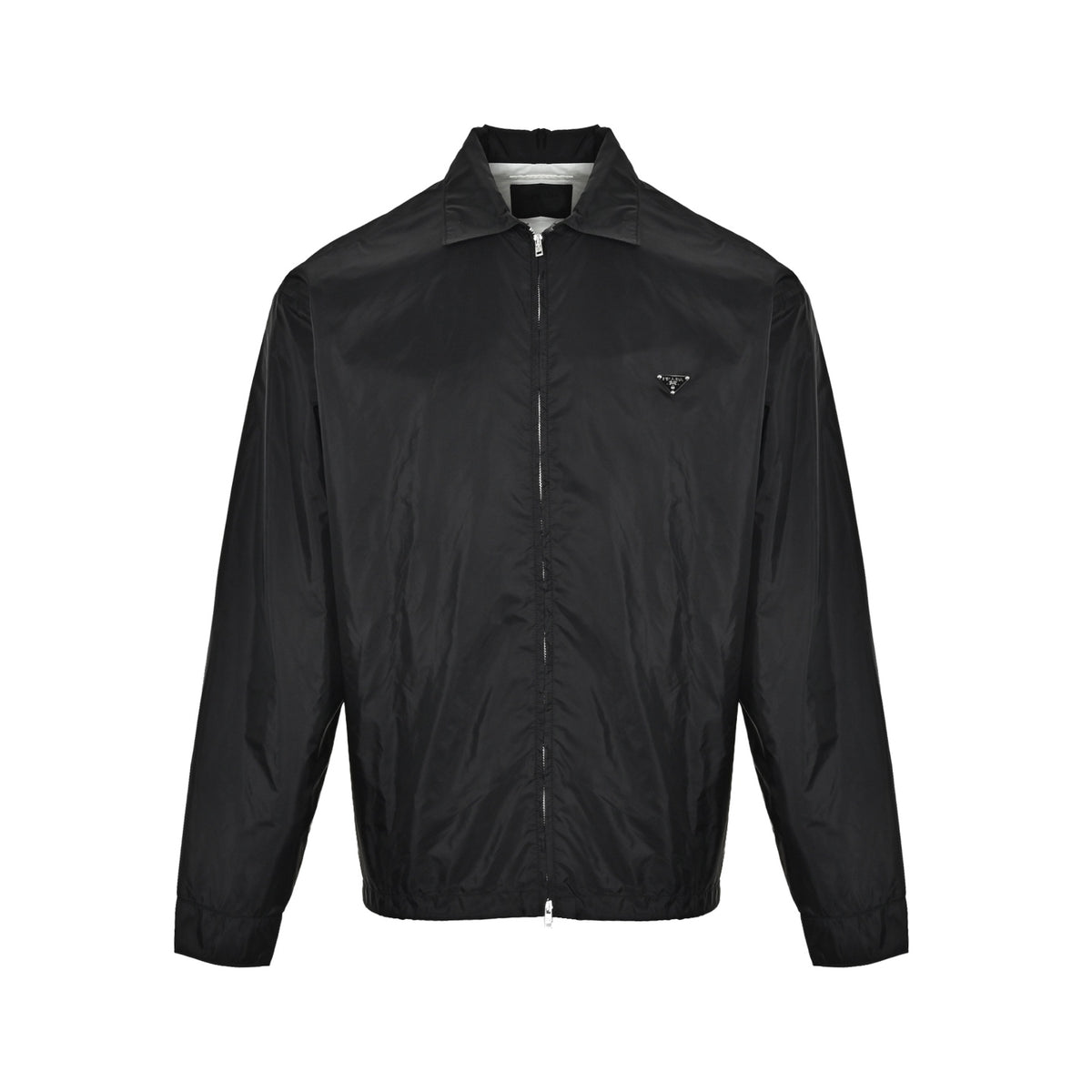 Prada triangle logo nylon jacket
