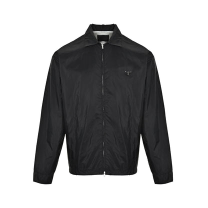 Prada triangle logo nylon jacket