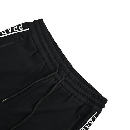 Prada triangle logo web shorts