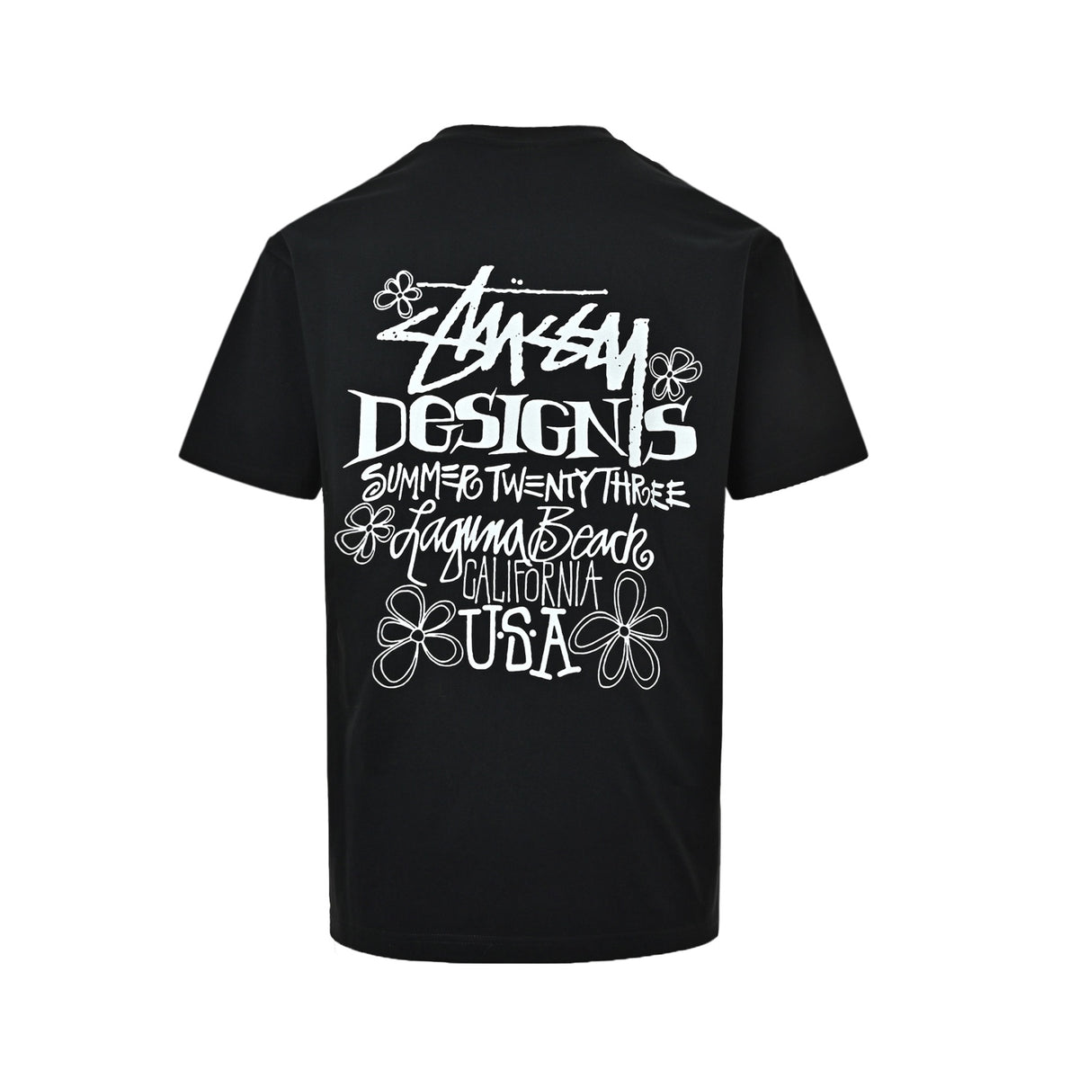 Stussy Summer letter print short sleeves