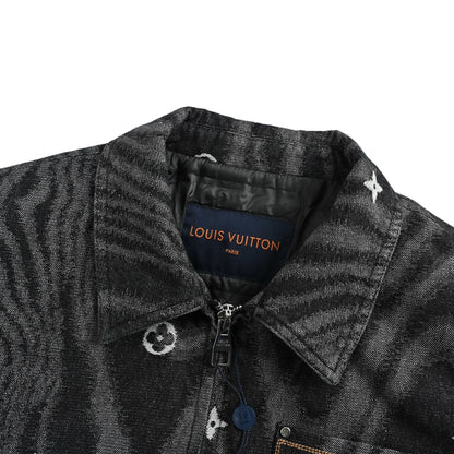 LouisVuitton/Louis Vuitton 25Fw chest pocket large LOGO lapel down jacket