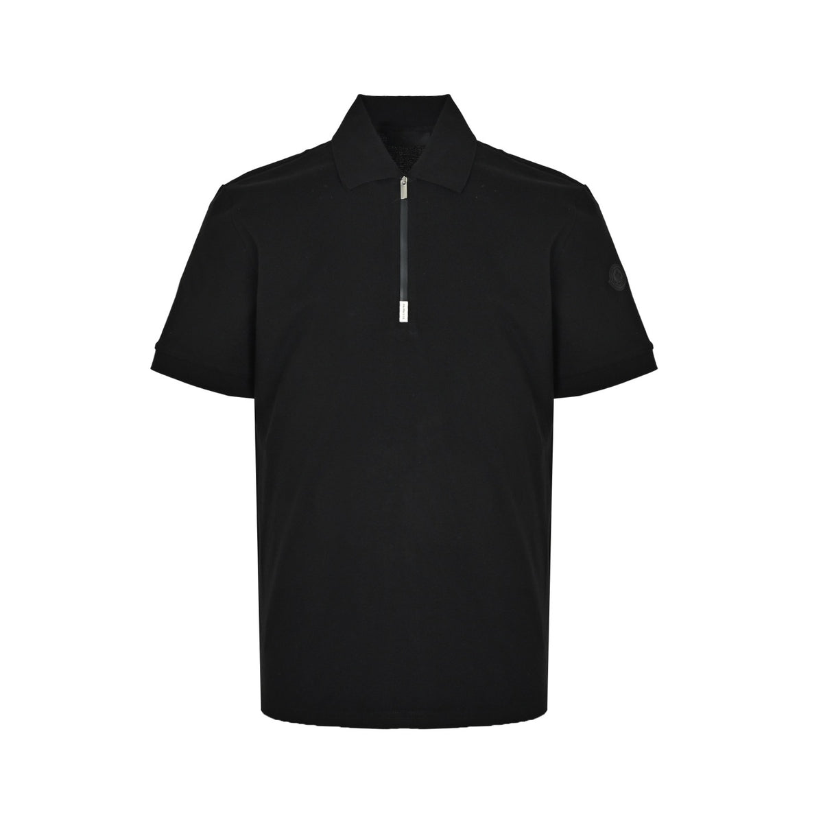 Moncler/Mask Black Label Half-Zip Polo Short Sleeve