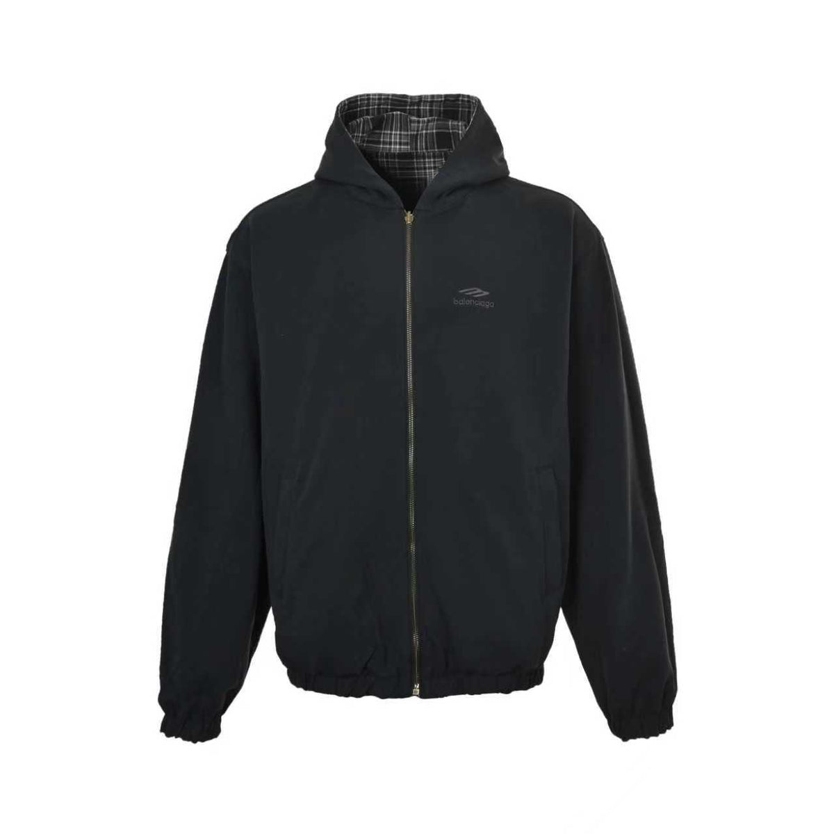 Balenciaga/Balanciaga 25Fw plaid reversible jacket