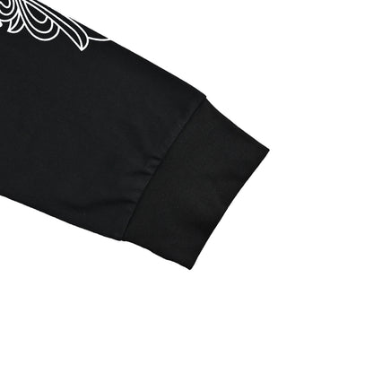 Chrome Hearts/Chrome Heart Lip Print Long Sleeve T-Shirt