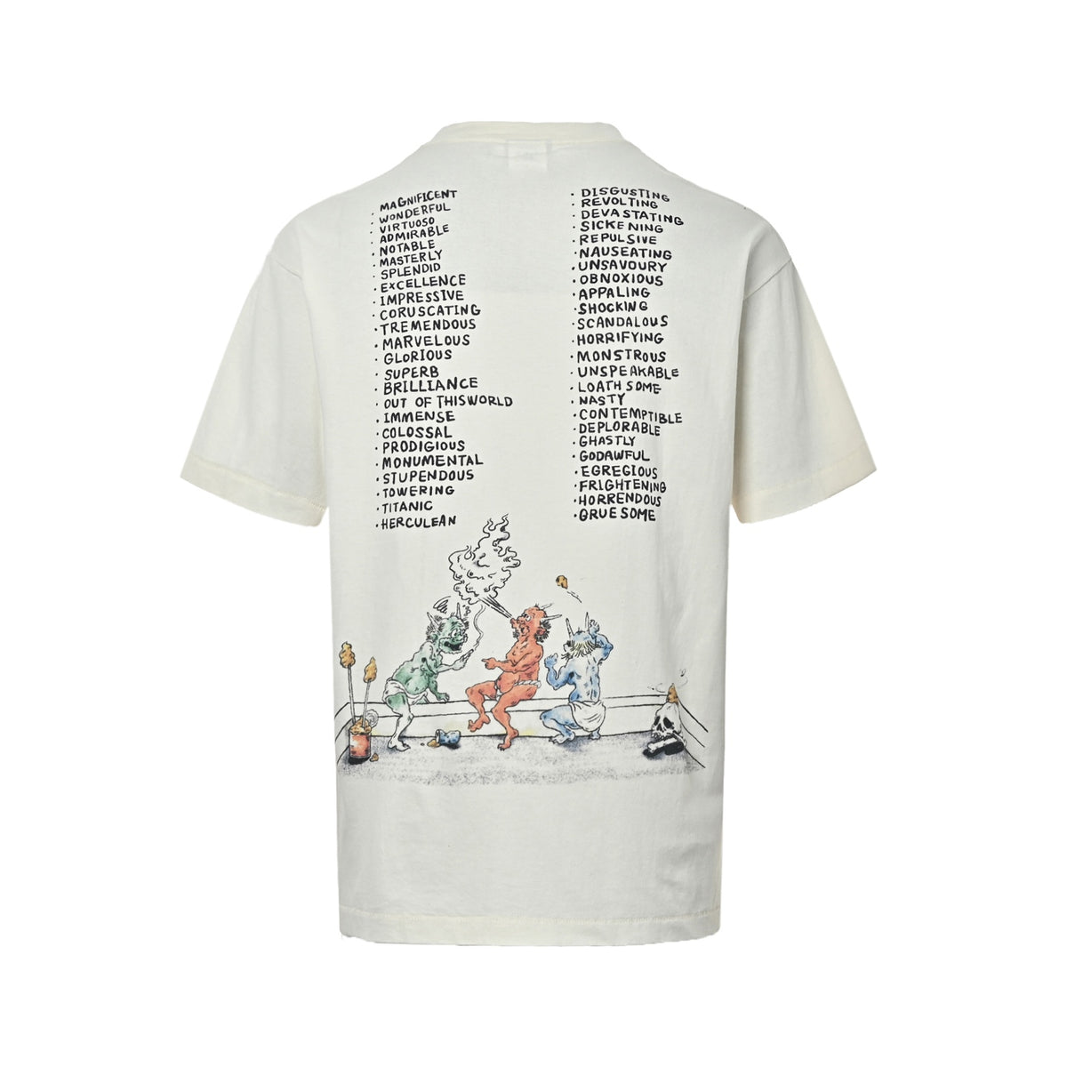 SAINT MICHAEL Volcano Party Print Short Sleeve