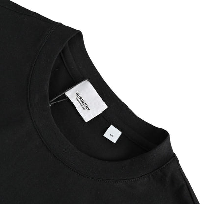 Burberry side plaid patchwork short sleeves