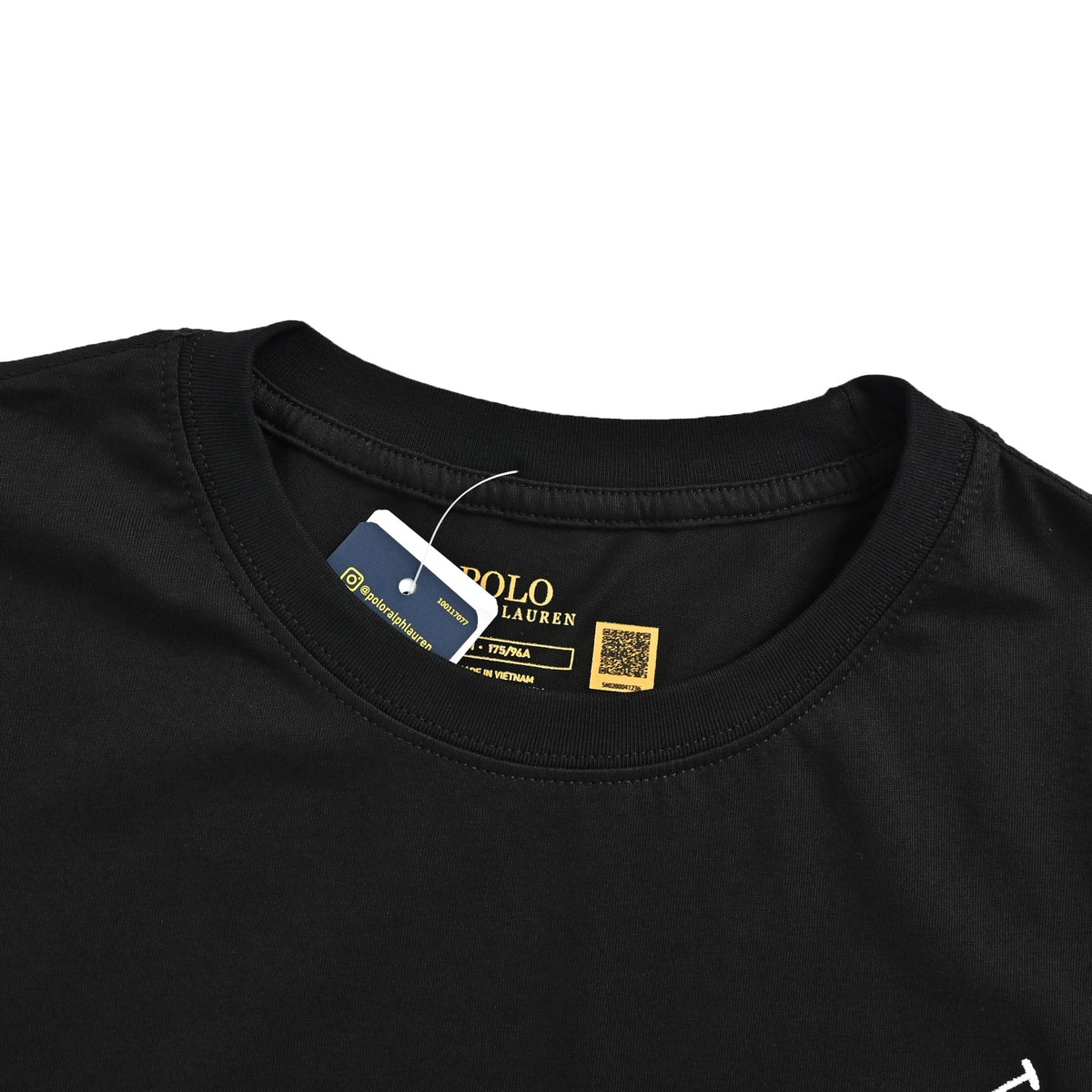Ralph Lauren large logo embroidered round neck short sleeves