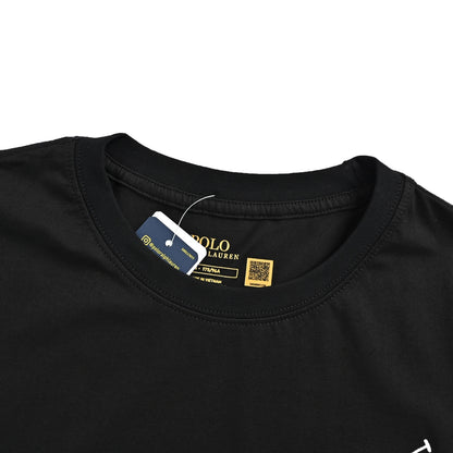 Ralph Lauren large logo embroidered round neck short sleeves