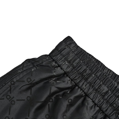 ALO dark jacquard logo beach shorts