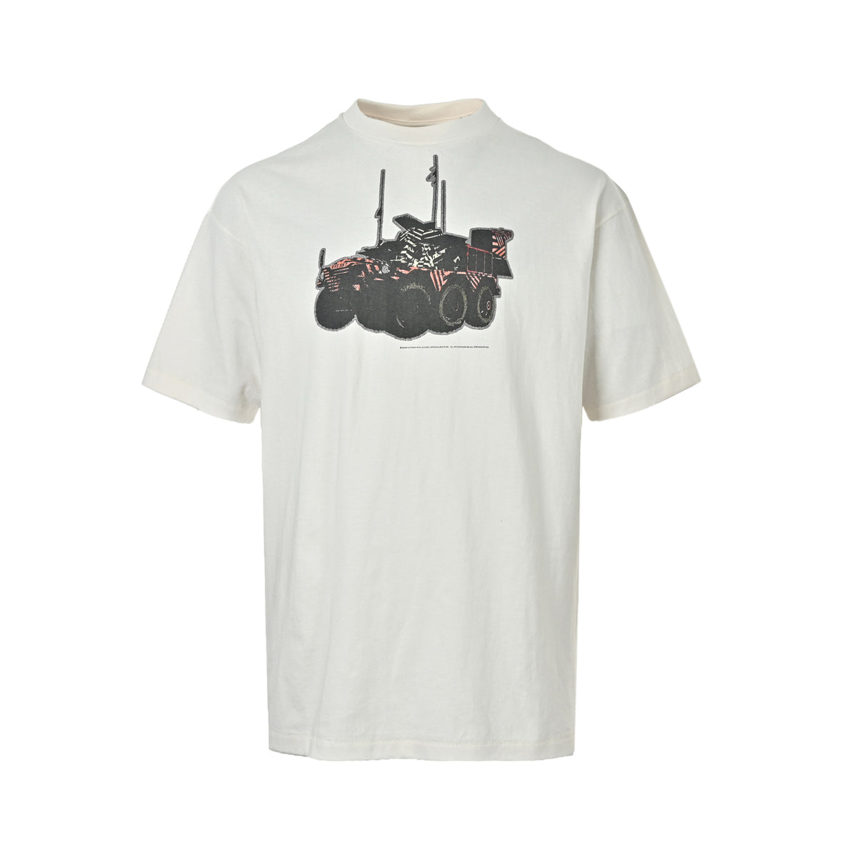 SAINT MICHAEL Ice Cream Chariot Printed Short Sleeve