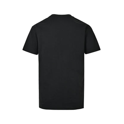 Dior short sleeves with dark letter embroidery on the chest