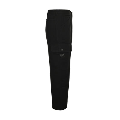 Prada 25ss pocket triangle logo overalls trousers