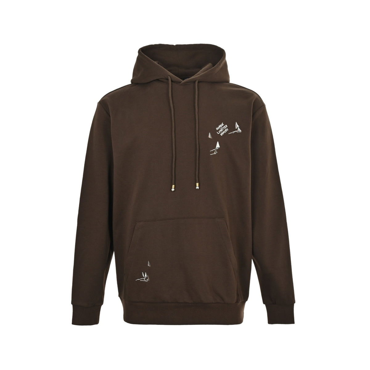 Louis Vuitton sailing embroidered hooded sweatshirt