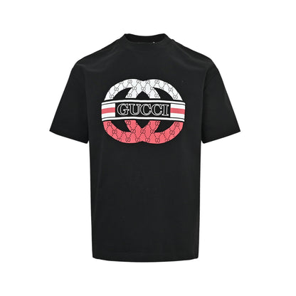 Gucci contrasting double G logo printed short sleeves