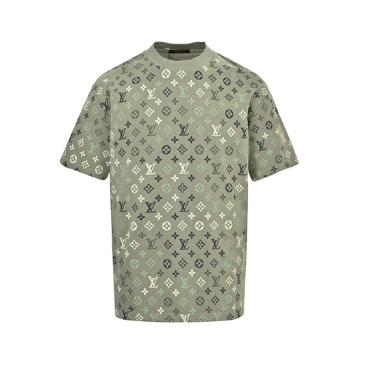 Louis Vuitton presbyopia all-over printed gradient short-sleeves