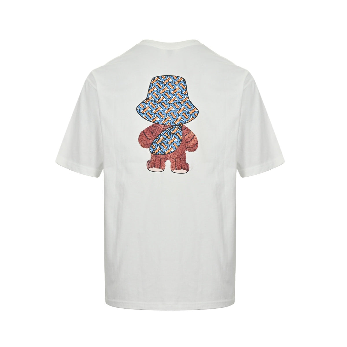 Burberry 23ss bear print short sleeves on front and back