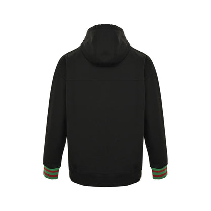 Gucci 25Fw side pocket webbing splicing suit zipper jacket