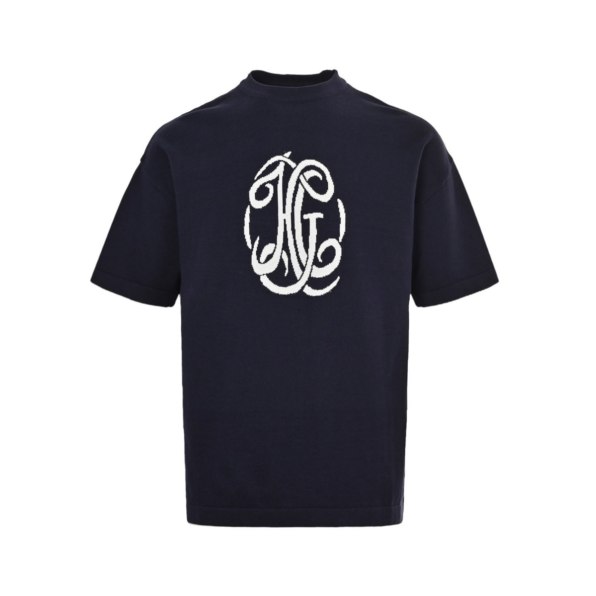GIVENCHY 25ss logo jacquard knitted short sleeves