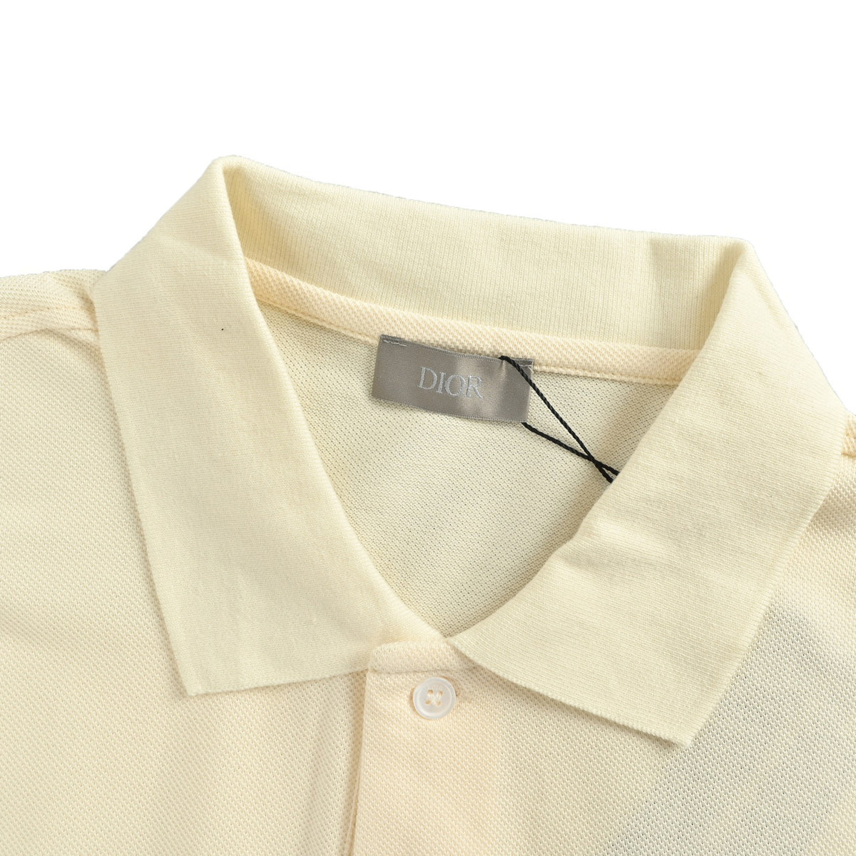 Dior 25ss Silicone Diamond Logo Polo Short Sleeve