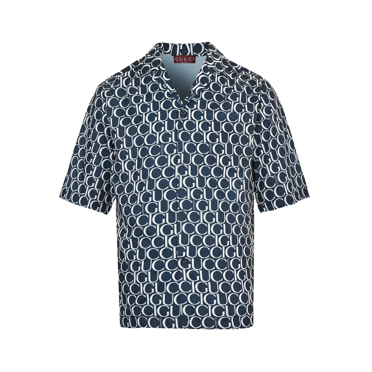 Gucci 24ss all-over barrage print short-sleeved shirt