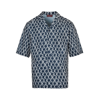 Gucci 24ss all-over barrage print short-sleeved shirt