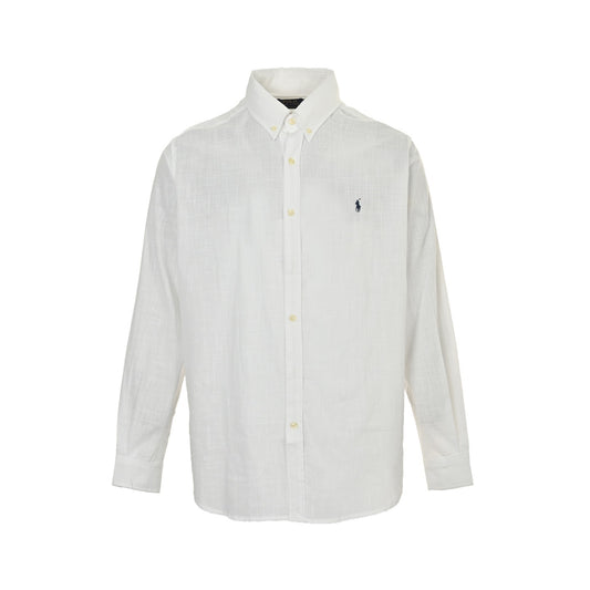 Ralph Lauren small label war horse embroidered linen shirt