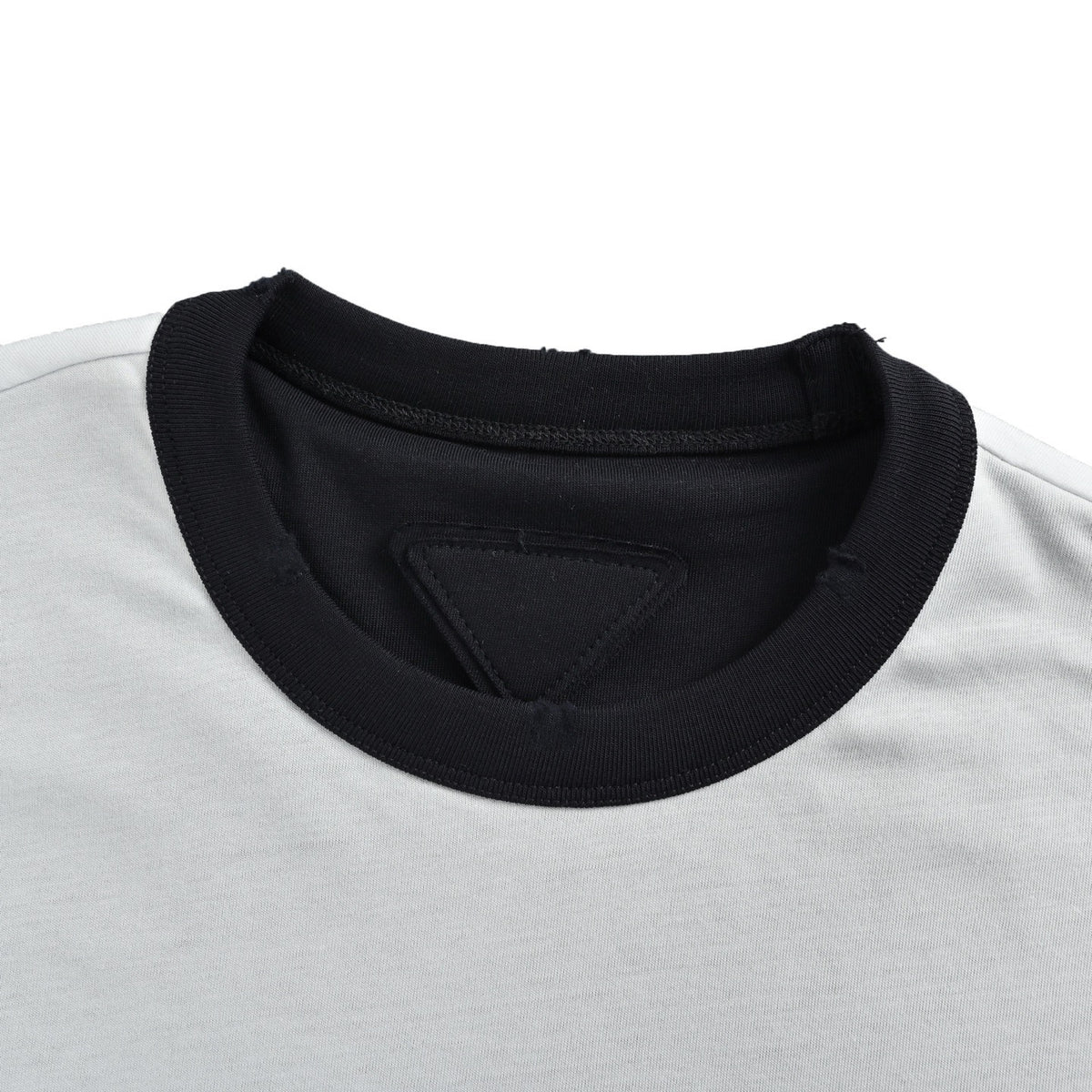 Prada Pocket Logo Contrast Color Reversible Short Sleeves